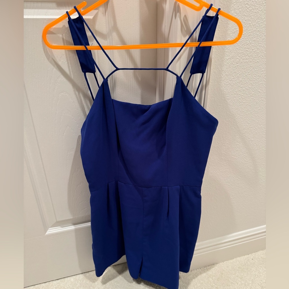 Keepsake the label royal blue XS romper from boutique- never worn